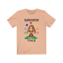 Load image into Gallery viewer, Journey of Inner Peace 7 Chakras T Shirt
