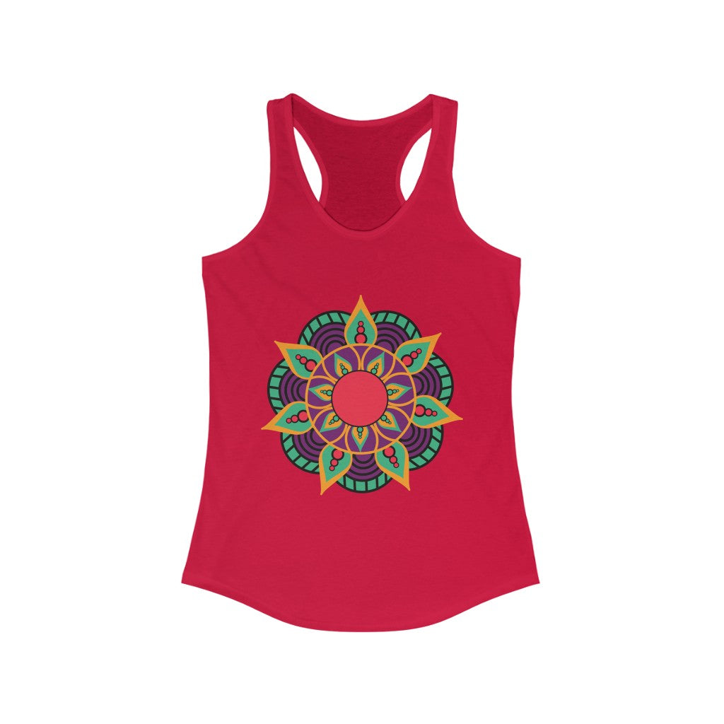 Mandala Design Women's Racerback Tank