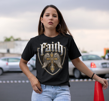 Load image into Gallery viewer, Cross of Resurrection Faith T-Shirt
