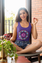 Load image into Gallery viewer, Mandala Design Women&#39;s Racerback Tank
