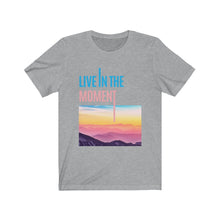 Load image into Gallery viewer, Live In The Moment Vintage T Shirt Atheletic Heather Gray
