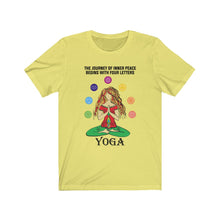 Load image into Gallery viewer, Journey of Inner Peace 7 Chakras T Shirt
