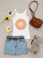 Load image into Gallery viewer, Om Mandala Design Women&#39;s Racerback Tank
