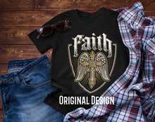 Load image into Gallery viewer, Cross of Resurrection Faith T-Shirt
