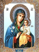 Load image into Gallery viewer, DIY 5D Madonna &amp; Jesus as a child Diamond Painting
