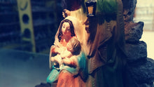 Load image into Gallery viewer, Virgin Mary &amp; Jesus Christ Holy Family Nativity Scene Miniature sculpture
