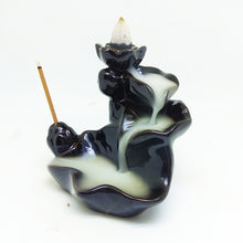 Load image into Gallery viewer, Waterfall Style Backflow Ceramic Incense Burners for Home / Office Décor
