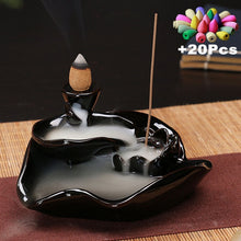 Load image into Gallery viewer, Exquisite Waterfall Style Backflow Ceramic Incense Burners for Home / Office Décor
