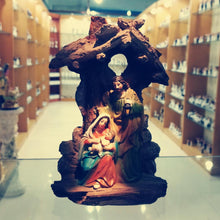 Load image into Gallery viewer, Virgin Mary &amp; Jesus Christ Holy Family Nativity Scene Miniature sculpture
