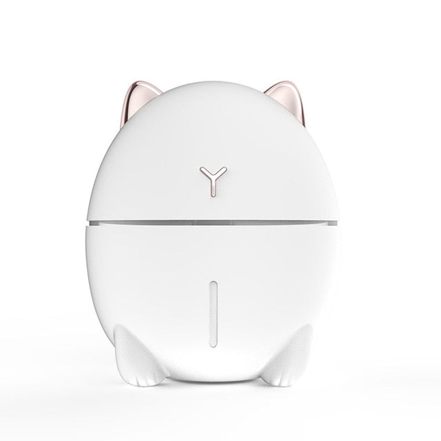  Ultrasonic mini humidifier in white cat variant