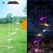 Load image into Gallery viewer, Solar Powered Color Changing Wind Chime
