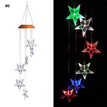 Load image into Gallery viewer, Solar Powered Color Changing Wind Chime
