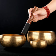 Load image into Gallery viewer, Nepal handmade Tibet Singing bowl For Yoga Meditation
