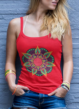 Load image into Gallery viewer, Mandala Design Women&#39;s Racerback Tank
